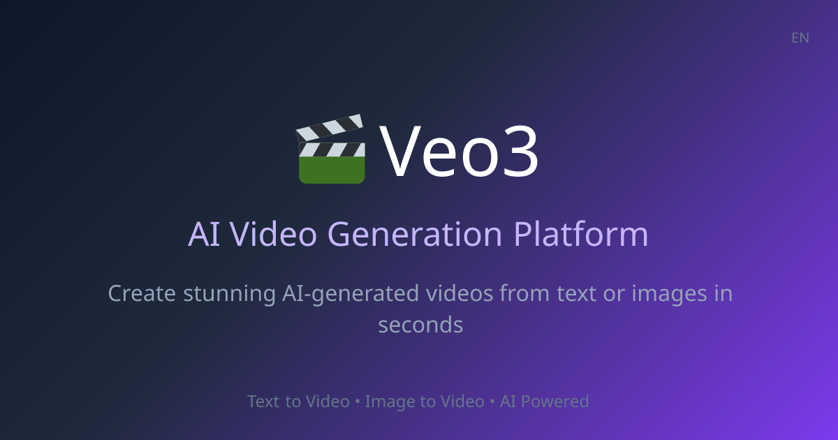 Veo3 - AI Video Generation Platform